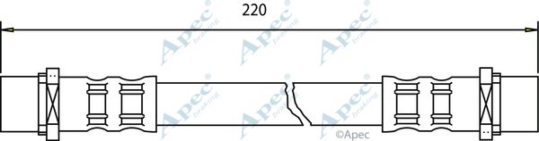 APEC BRAKING Jarruletku HOS3365